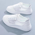Spring Summer New Style White Mesh Casual Board Shoes Thin Flat Slip-On Closure Type Sneaker