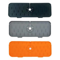 Hot Custom Wholesale Silicone Sink Faucet Mat for Kitchen Splash 120g Multifunction Guard Behind Soap Tray Backsplash Silicone