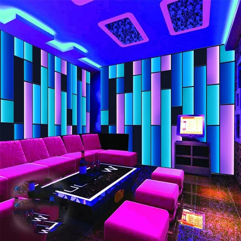 3D Embossed Modern Waterproof Wallpapers with Easy Installation for Internet Cafe E-sports Hotel Decor