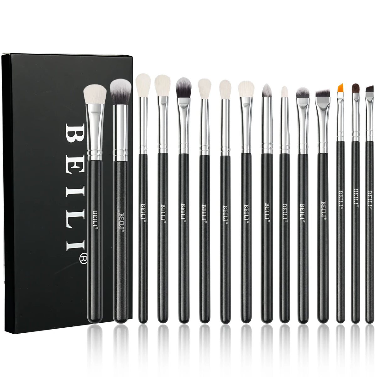 BEILI High Quality Makeup Brush Set Professional Eye Shadow Natural Goat Hair Makeup Brush Hot Sale Wholesale Factory MegaBDM