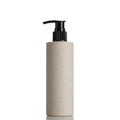 Wholesale Round Khaki Plastic Bottles with Black Lotion Pump for Skincare Packaging 250ml 400ml 500ml