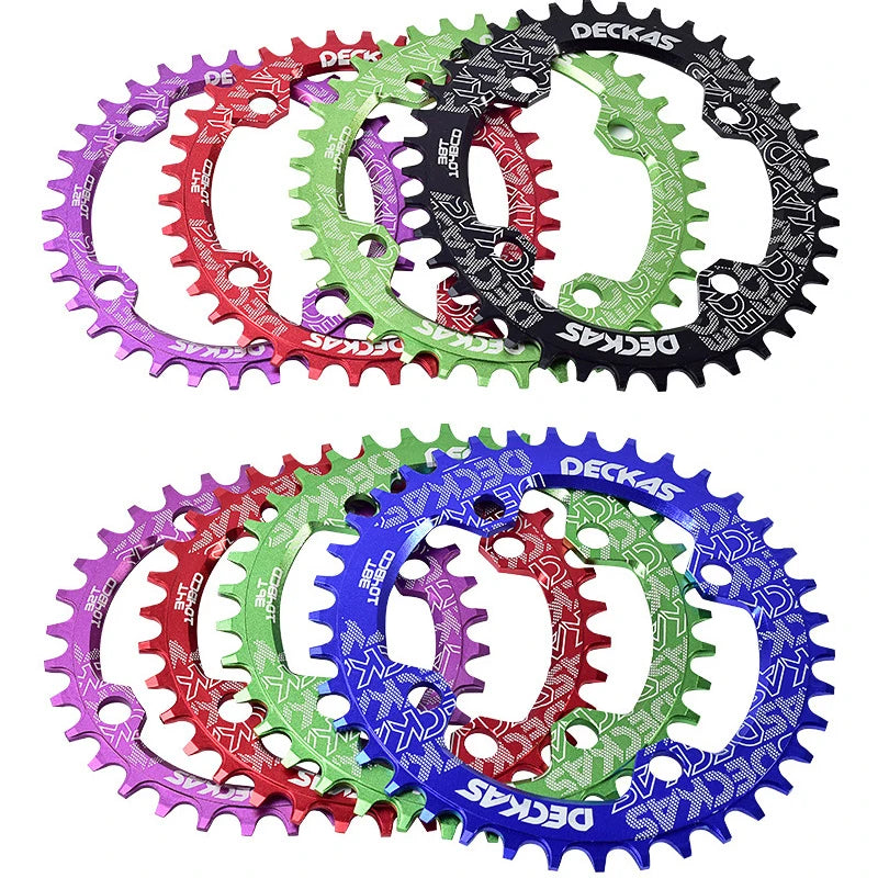 Deckas 104bcd Round Mountain Bicycle Oval 104MM BCD  32/34/36/38T Crown Plate Parts Chainrng