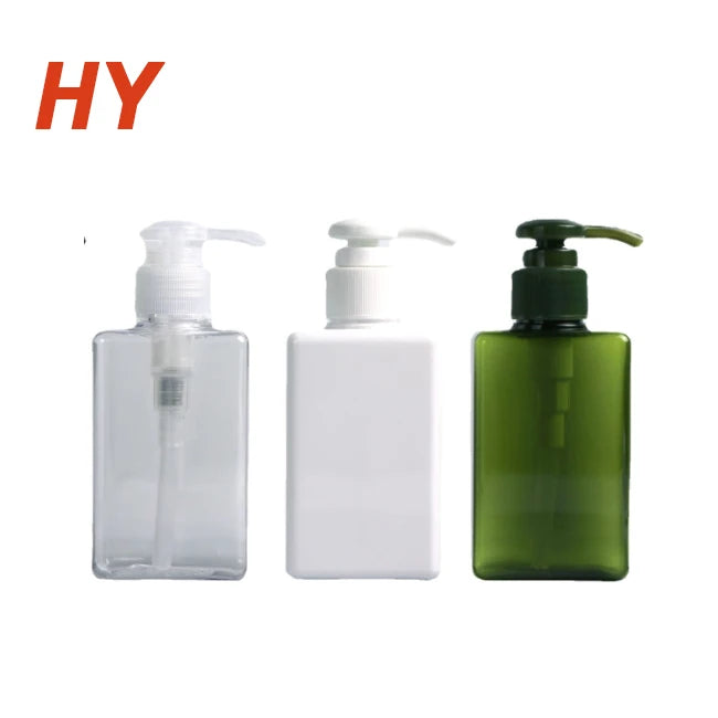 Lotion Square Pump Sprayer Pressure Bottle for Shampoo Shower Gel Hand Sanitizer Skin Care Serum Custom Cosmetics Refillable