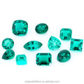 Starsgem Green Sapphire Stone Fancy Shape Hydrothermal Emerald Loose Gemstone for Jewelry