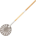 Aluminium 9 Inch Turning Pizza Peel with Detachable Wood Handle for Easy Storage 47-Inch Long Handle Pizza Paddle Baking Shovel