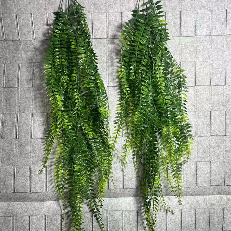 F216 Fern Persian Wall Hanging Simulation Plant Vine Wall Decoration Suspended Ceiling Living Room Decoration Artificial Leaves