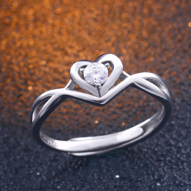 Sun Star 925 Sterling Silver Individual Character Ring 18K Gold Filled Rhodium Latest Design Ladies Rings for Wedding Party