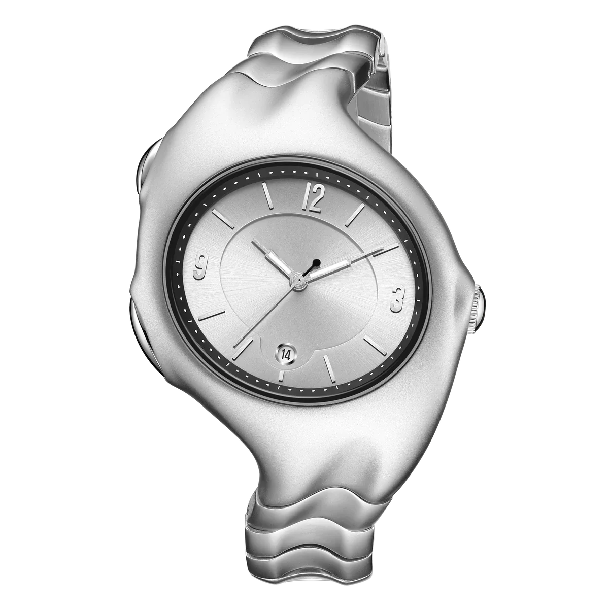 2025 New Cool Design Y2k Special-shaped Personality Creative Blade Retro Watch Men's Frosted Quartz Watch