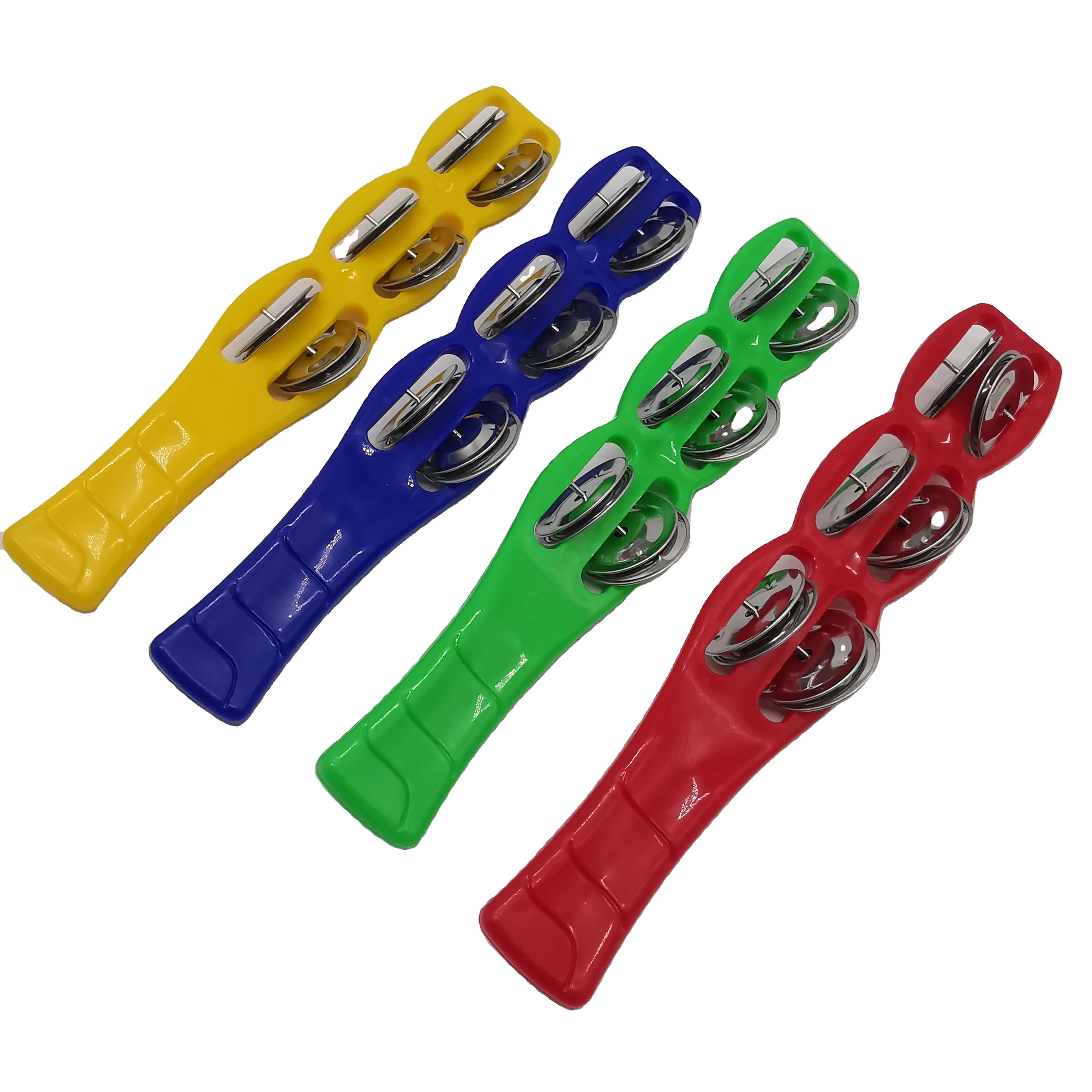 Percussion Natural Plastic Jingle Stick Shaker Stainless Jingle Stick Environmental Friendly for kids and Adult Favor Price