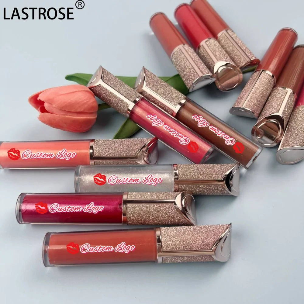 High Pigmented Glossy Vegan Lipgloss Wholesale Private Label Creamy Lipgloss Waterproof  Liquid Matte Lipstick