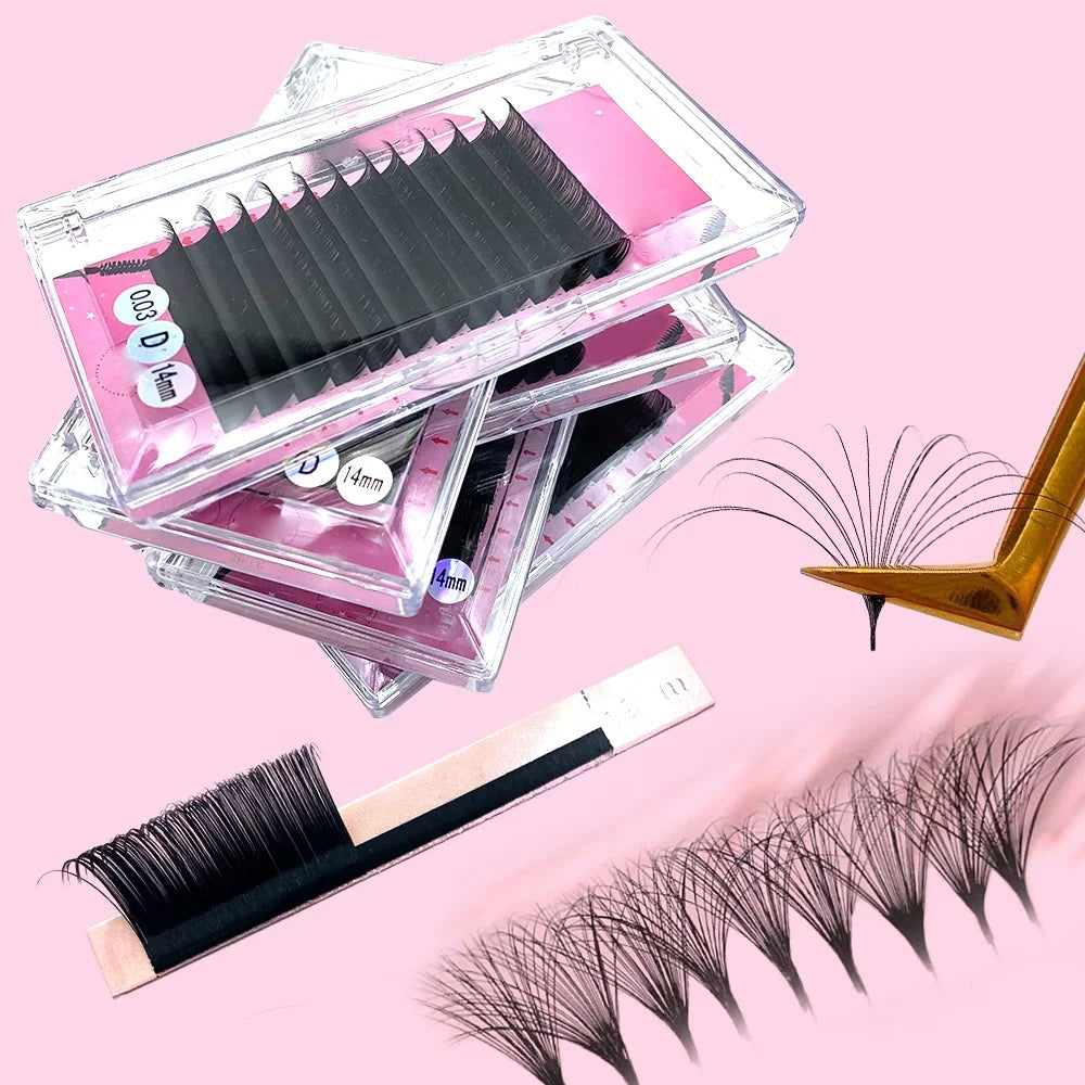 Premium Eyelash Extensions Lash Individual Eyelash Extension Cashmere Lashes Meecil Private Label Mink Hand Made Fur 8-15mm MegaBDM
