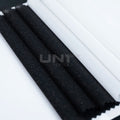 OEM 30D 50D 100D 100% Polyester PA PES Interlining Double Dot Plain Woven Interlining Adhesive Fusible Interlining