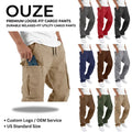 Mens Cargo Pants With Side Pockets Fashion Trousers for Men Regular Fit Casual Pants