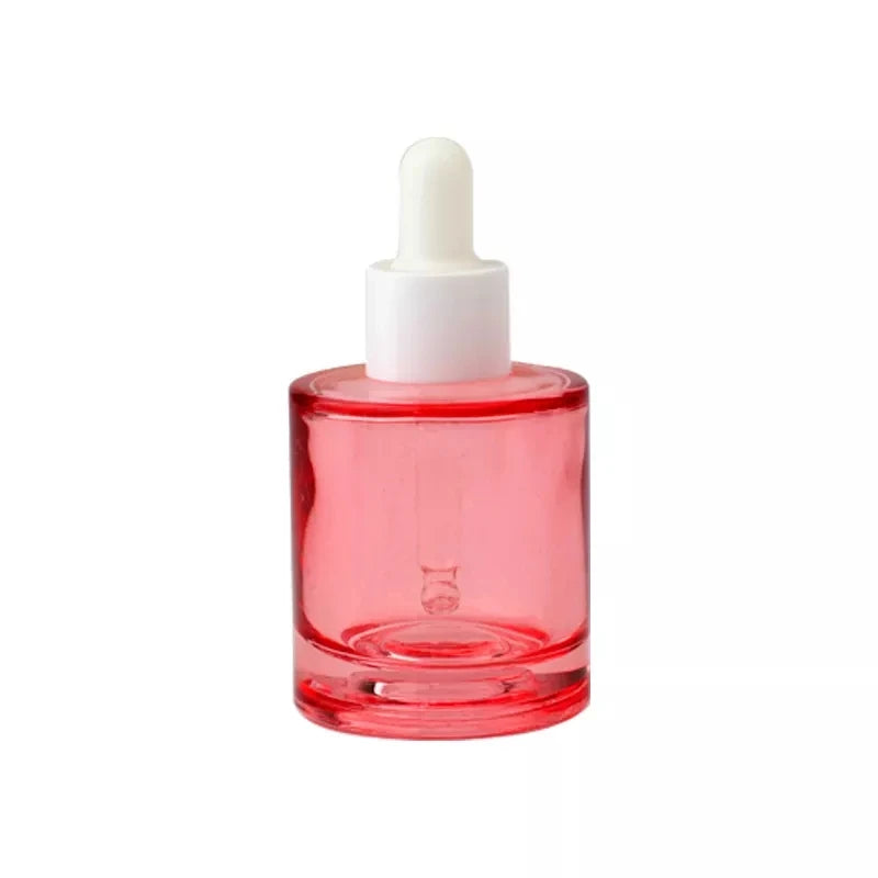 1OZ Empty Essential Oil Essence Liquid Inclined Shoulder Glass Dropper Bottles