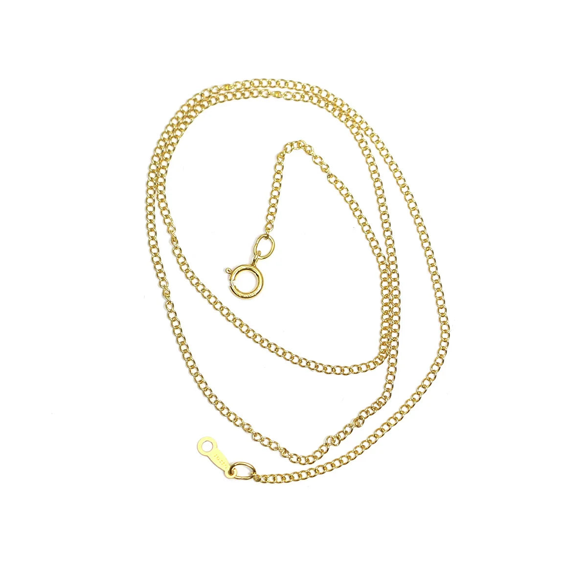 14K Gold Filled Necklace Chains Women Curb Chain 1.5 mm 16 Inch 18 Inch