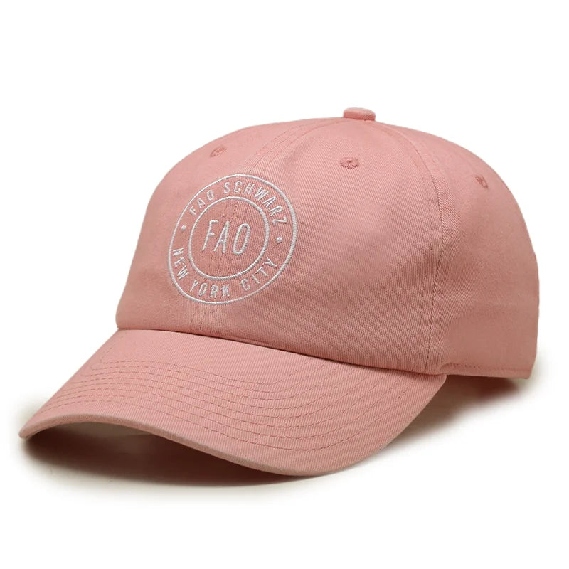 Girls Ladies Women Custom Embroidered Patch Logo 6 Panel Cotton Baseball Cap Dad Hat for Men