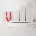 Luxury Magnetic Gift Boxes White Kraft Cardboard Rigid Folding Paper Printed Elegant Packaging  Carton