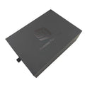 Luxury Custom Logo Drawer Box Black Drawer Box Black Stamped Logo With Sliding Drawer Box