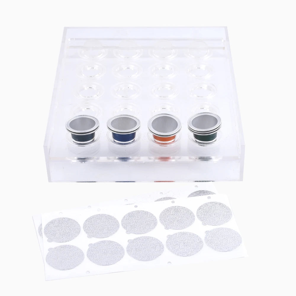 20 Holes High Quality Coffee Capsules Filling Board Acrylic Material Coffee Filling Tool for  Coffee Pods