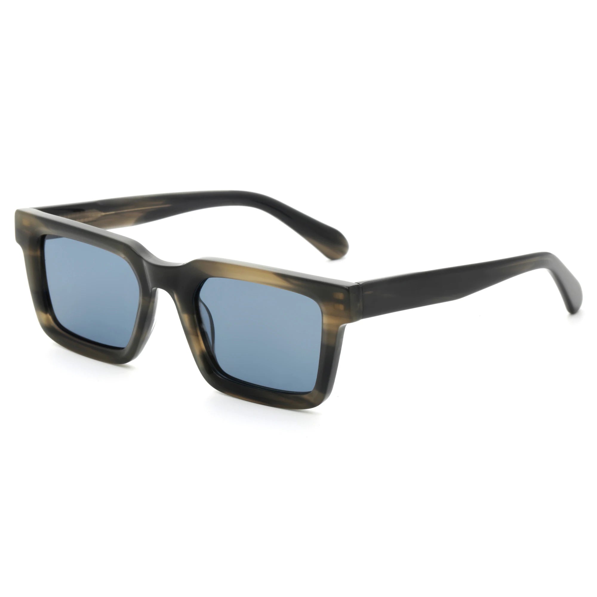 GS5051 Wholesale New Design 2025 Sunglasses Men Women Classical square Handmade Thicken Acetate Frame Polarized Sunglasses
