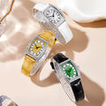 Custom Logo Men Women Wrist Digital Quartz Watches Yellow Black White Leather Band Waterproof  Watches Sport Quartz Wristwatch