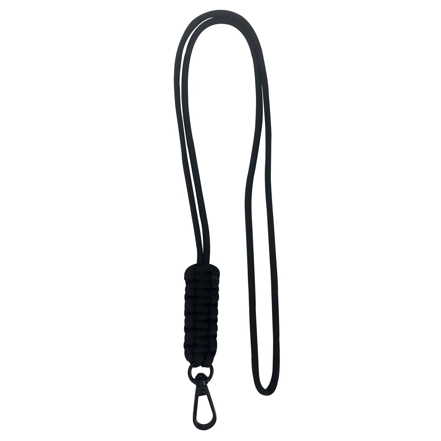 Hot Sellers Nylon Polyester Paracord Weave Necklace Paracord Lanyard for Mobile Phone ID Card Key Chain