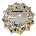 90cm Art Porch Bathroom Hanging Mirror Glass Patchwork Mirror Toilet Fireplace Wall Decoration Mirror for Sale Dropshipping 2025
