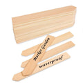 Custom Wooden Plant Labels Waterproof Pointed Wooden Plant Sign Tags Garden Markers for Seed Potted Herbs Flowers Vegetables