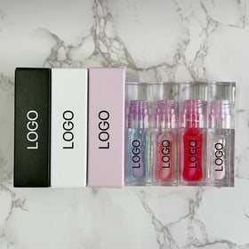 Custom Packaging Lip Tint Gloss Hydrating Clear Color Changing Lip Oil Private Label