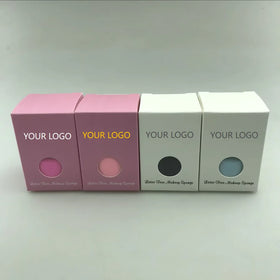 FLY Latex Free Marble Makeup Sponge Powder Puff Washable Customized Color 40x60mm Facial Beauty Private Label Blender