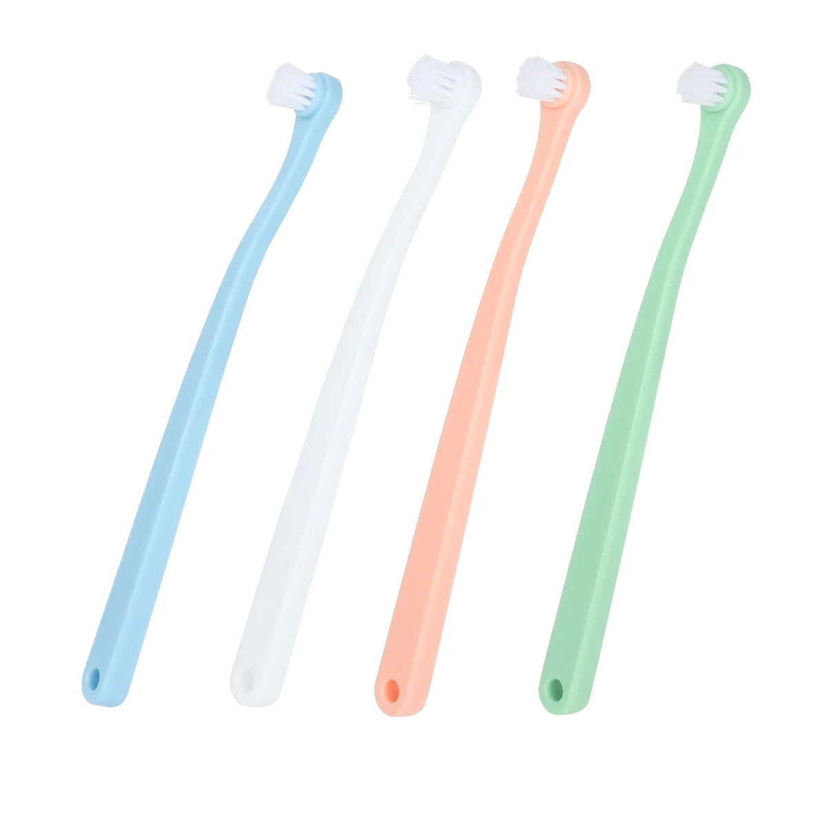 Factory Wholesale Eco Friendly Healthy Pet Dog Cat Toothbrush Dogs Cleaning Tool Dental Care Toothbrush