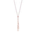 AA01410 Women Trendy Irregular Tassels Pendant Necklace Jewelry Stainless Steel Necklace