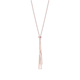 AA01410 Women Trendy Irregular Tassels Pendant Necklace Jewelry Stainless Steel Necklace