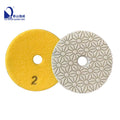 TAISHAN QIANGWEI 4 Inch 3 Steps Diamond Polishing Pads Tools for Stone Concrete Tile