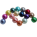 Loose Bulk Colorful Round ABS Plastic Imitation Pearl Beads From 8mm to 10 mm