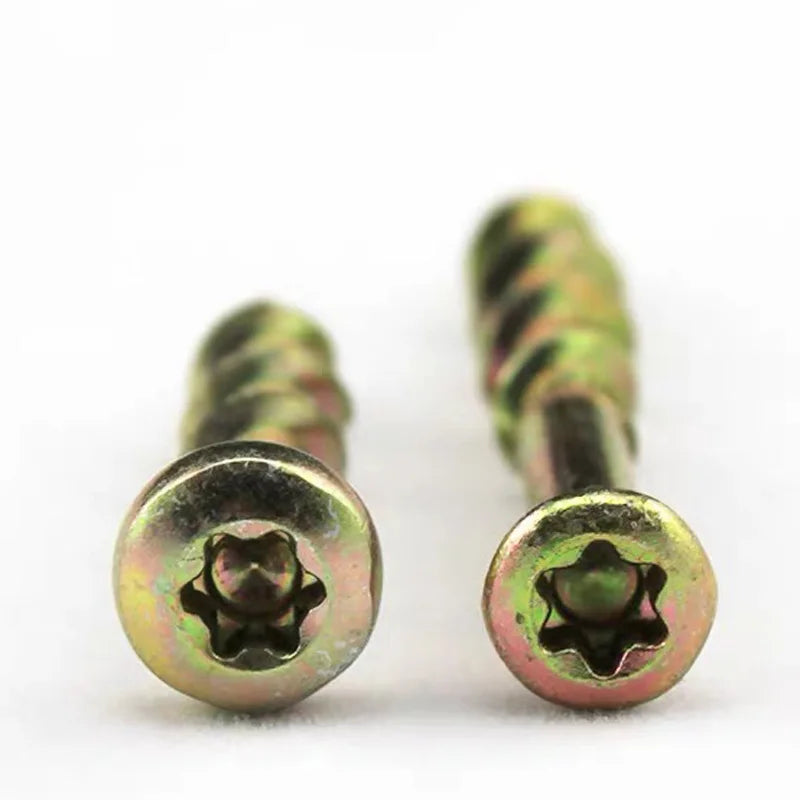 Wholesale Flat Head Torx Drive Concrete Screw Beton Yellow Zinc for Cement Construction