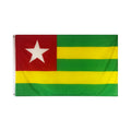 Hot Sale Wholesale Fast Delivery Cheap National Flags Pennant Polyester Togo Country Flag Custom Low MOQ Any Colors