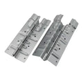 GUBO 120mm Long Iron Galvanized Steel 1.2mm Thick Farmhouse Style Pallet Collar Hinge for Workshop and Warehouse Furniture