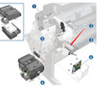 New Original Scan Axis Motor Poly-V SCAN AXIS MOTOR for HP Designjet T1200 T1300 T2300 T770 T790 CH538-67076