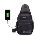 Custom Logo Messenger Chest Bags Large Capacity Shoulder Sling Bag for Men Good Quality Small Cross-body Bag for Sport
