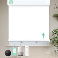 Luxurious Home Decoration Google Alexa Zigbee Controlled Auto Electric Smart 100% Blackout Window Motorized Shades Roller Blinds