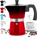 Multi-colored 220~240V 6 Cups Espresso Maker for Great Flavored Strong Classic Italian Style 3 Cup 6Cup Moka Pot