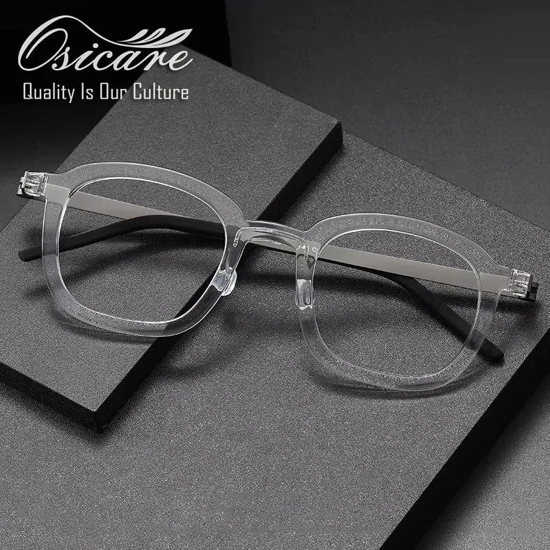 1050 High Quality Luxury Brand Designer Stylish Optics Acetate Titanium Eyewear Men Designer Glasses Frames Spectacles for Men