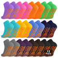 Polyester Kids Children Adults Soccer Football Sock Men Women Non Slip Antislip Trampoline Jump Grip Socks Custom Ankle Cotton
