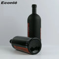 Black Spray Coating 500ml 700ml 750ml Glass Liquor Vodka Bottle with Custom Printing Bouteille En Verre Avec Bouchon