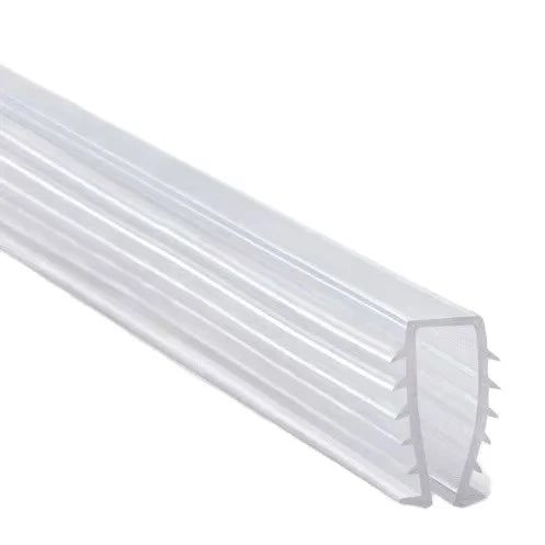 OEM & ODM Aluminum Profile Accessories Transparent Deluxe Header Vinyl Seal for Shower Glass Door Sealing Strip