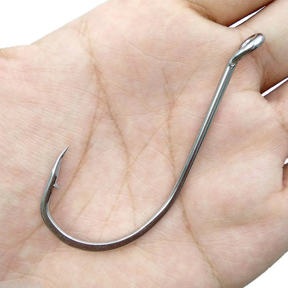 Stainless Steel Single Hooks Octopus Bait for River and Stream Fishing