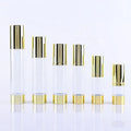 15 30 50 80 100 120ML Airless Pump Bottle Gold Plastic Mist Spray Bottle Cosmetic Cream Vacuum Airless Lotion Pump Bottle