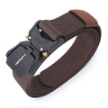 Hot Sale Quick Release Aluminum Alloy Canvas 1.5'3.8cm Customizable logo Nylon Outdoor Polyester Belt