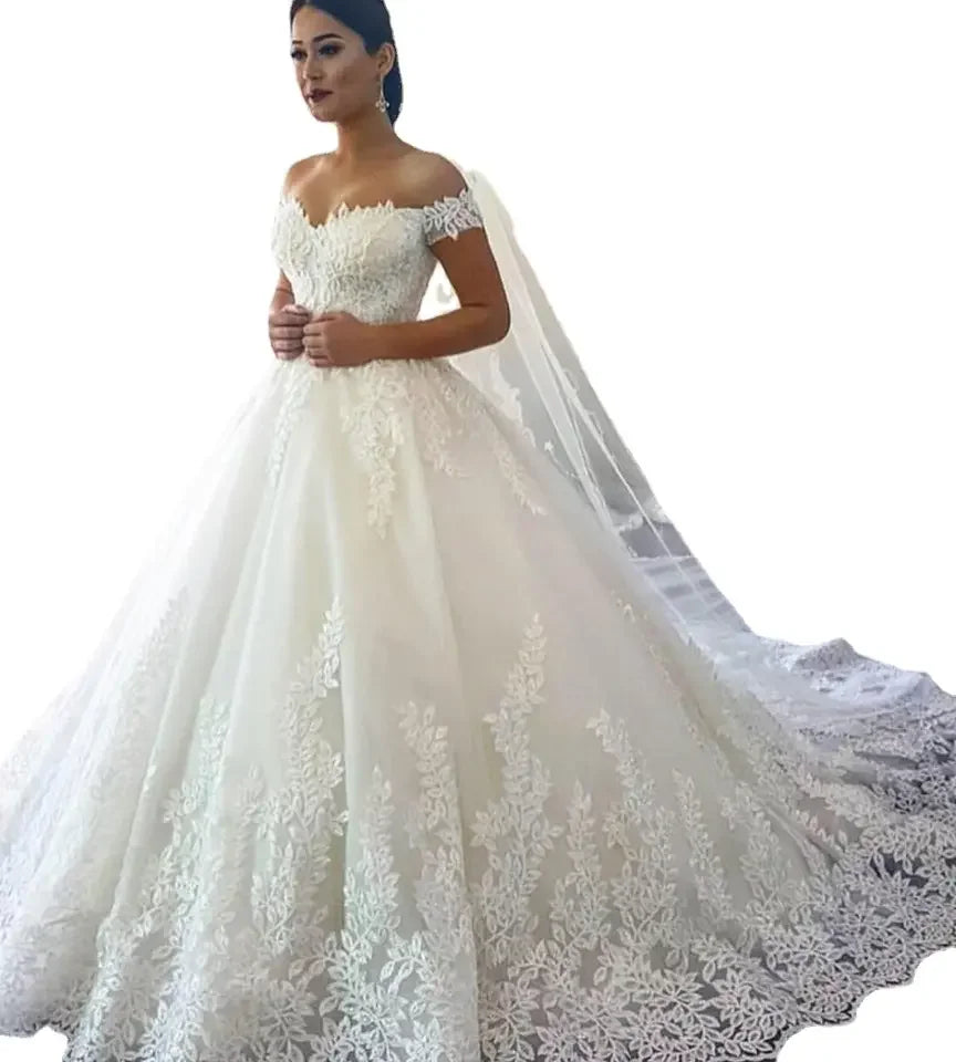 New Arrival Tulle Wedding Dresses Vestido De Noiva Bridal Gowns